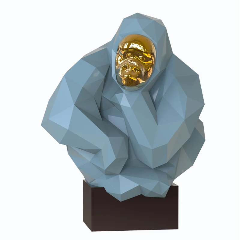 resin geometry abstract Gorilla figurines home decor crafts room decoration objects vintage ornament resin animal figurines gift
resin geometry abstract Gorilla figurines home decor crafts room decoration objects vintage ornament resin animal figurines gift