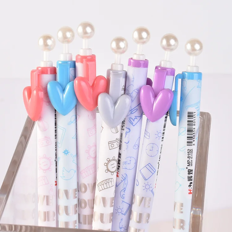 48pcs cute mechanical pencils lead 0.7mm kawaii pearl heart automatic pencil for school writing pencil 0.5 korean stationary
48pcs cute mechanical pencils lead 0.7mm kawaii pearl heart automatic pencil for school writing pencil 0.5 korean stationary