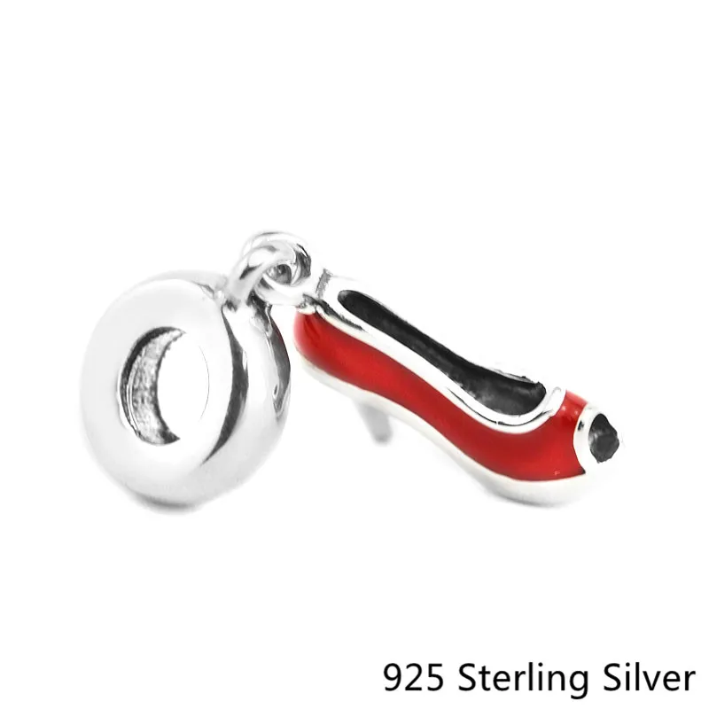 CKK Red Stiletto, Red Enamel Charms 925 Sterling Silver Beads Original Jewelry Making Fits For Bracelets
CKK Red Stiletto, Red Enamel Charms 925 Sterling Silver Beads Original Jewelry Making Fits For Bracelets