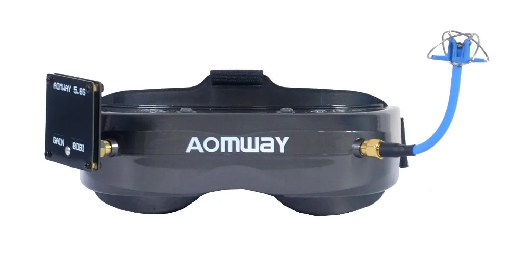 Aomway Commander Goggles V2 3D 5 8G 64Ch 1080P 800*600 SVGA FPV видеогарнитура с поддержкой HDMI DVR FOV 45 для