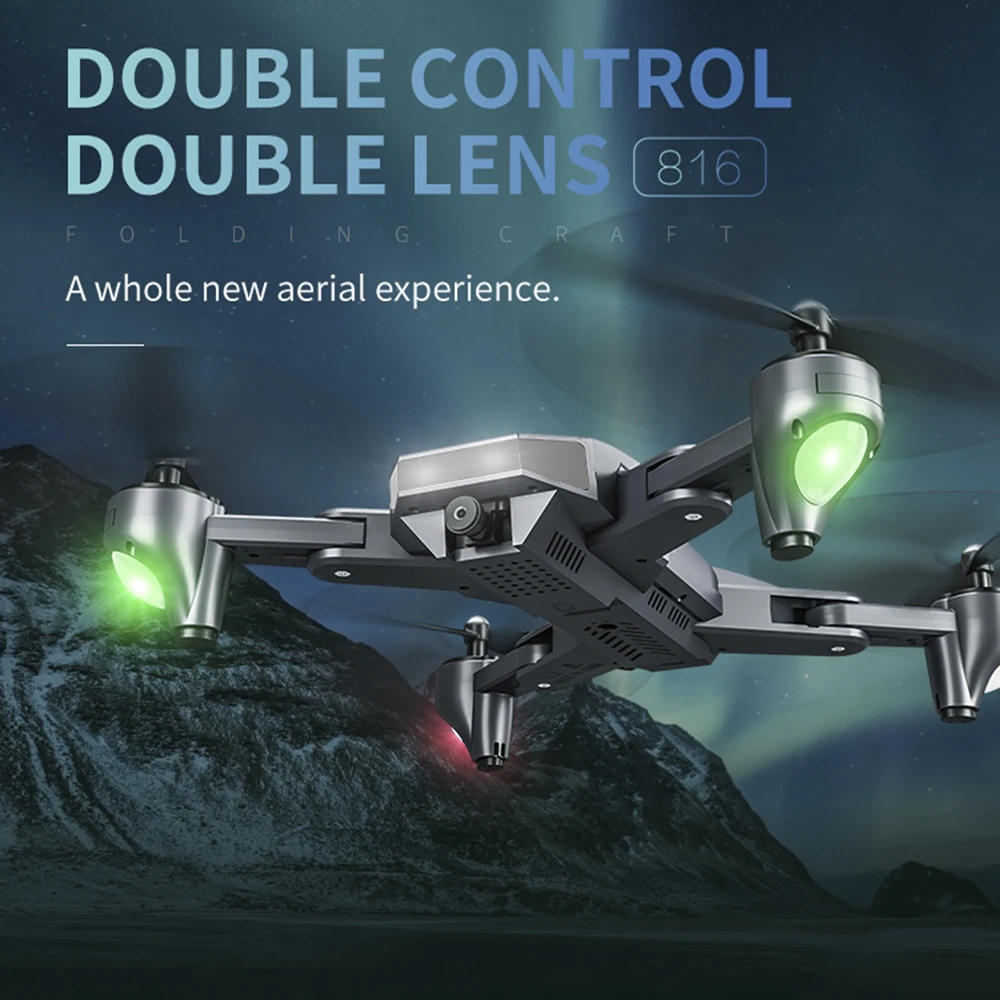 Visuo XS816 Foldable Drone with Dual Camera 4K WiFi FPV Selfie Wide Angle Optical Flow Positioning RC Quadcopter Helicopter Toys
Visuo XS816 Foldable Drone with Dual Camera 4K WiFi FPV Selfie Wide Angle Optical Flow Positioning RC Quadcopter Helicopter Toys