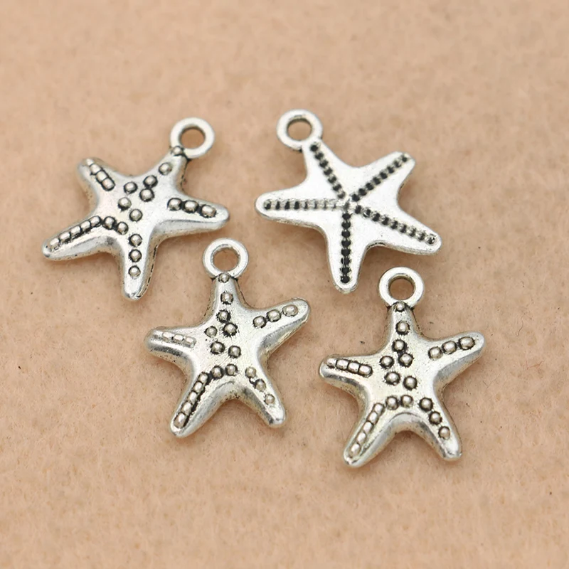 KJjewel тибетская Посеребренная Подвеска Starfis ювелирное изделие браслет ожерелье