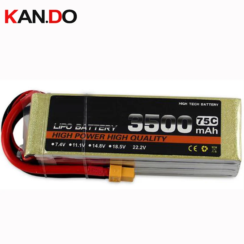 

75C 3500MAH Airplane Model Power 7.4V 11.1V 14.8V 22.2V Aeromodel Modeling Aircraft Use Li-polymer Cell Drone Battery Pack