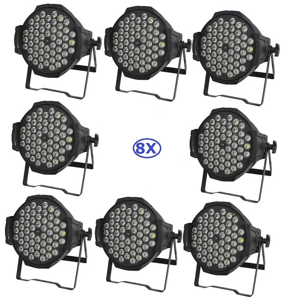 8Pcs/Lot 2019 New 54X3W RGB 3IN1 LED Par Light 180W High Brightness LED Par Light For Party DJ Wedding Disco Events Lighting
8Pcs/Lot 2019 New 54X3W RGB 3IN1 LED Par Light 180W High Brightness LED Par Light For Party DJ Wedding Disco Events Lighting