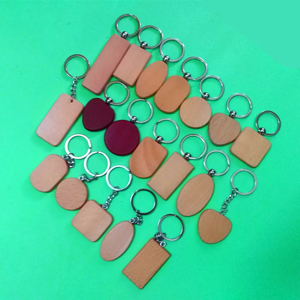 50 Pcs Wooden Keychains DIY Blank Keyring Round/Square/Rectangle/oval/Heart/Shield keychain Anti Lost Wood Customized Gifts
50 Pcs Wooden Keychains DIY Blank Keyring Round/Square/Rectangle/oval/Heart/Shield keychain Anti Lost Wood Customized Gifts