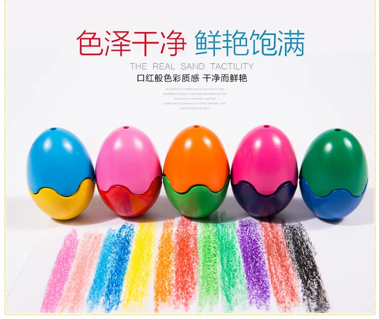 10Colors Wax Crayon Non-toxic Eraseable Plastic Children painting egg crayon School Office Art Supplies gift AKP018
10Colors Wax Crayon Non-toxic Eraseable Plastic Children painting egg crayon School Office Art Supplies gift AKP018