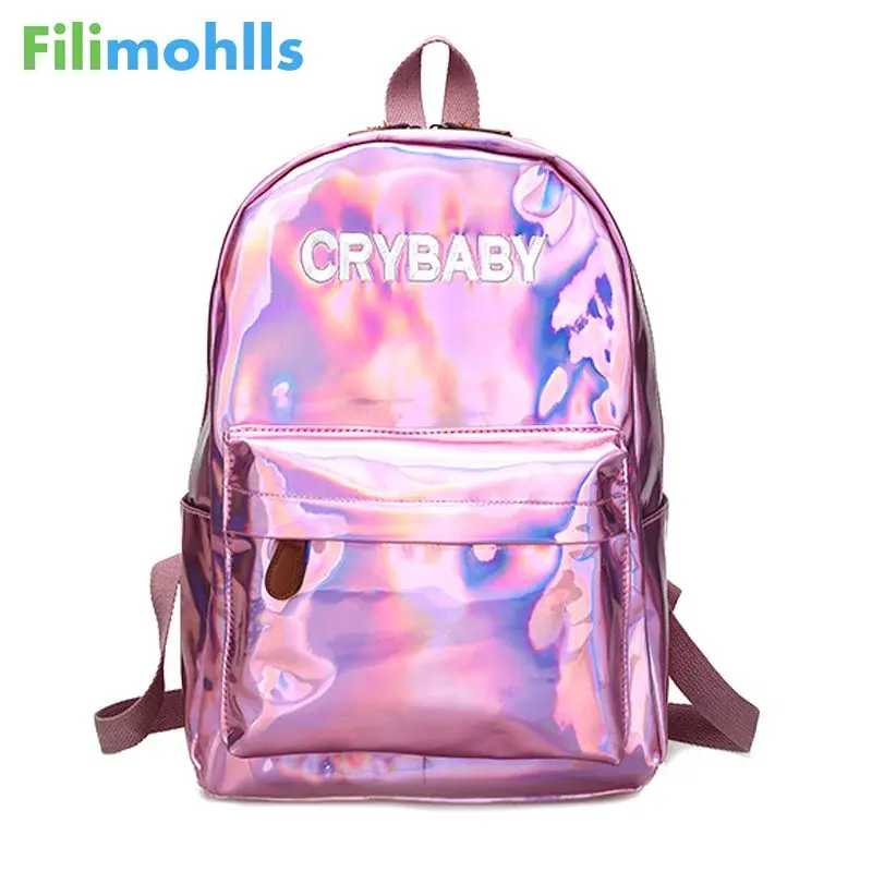Mini Travel Bags Silver Blue Pink Laser Backpack Women Girls Bag PU Leather Holographic Backpack School Bags for Teenage S1615
Mini Travel Bags Silver Blue Pink Laser Backpack Women Girls Bag PU Leather Holographic Backpack School Bags for Teenage S1615