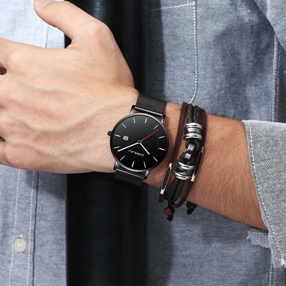 Hot Fashion Simple Business Watches For Men CRRJU 2018 Slim Full Stainless Steel Mesh Bracelet Wristwatch Relogio Masculino
Hot Fashion Simple Business Watches For Men CRRJU 2018 Slim Full Stainless Steel Mesh Bracelet Wristwatch Relogio Masculino