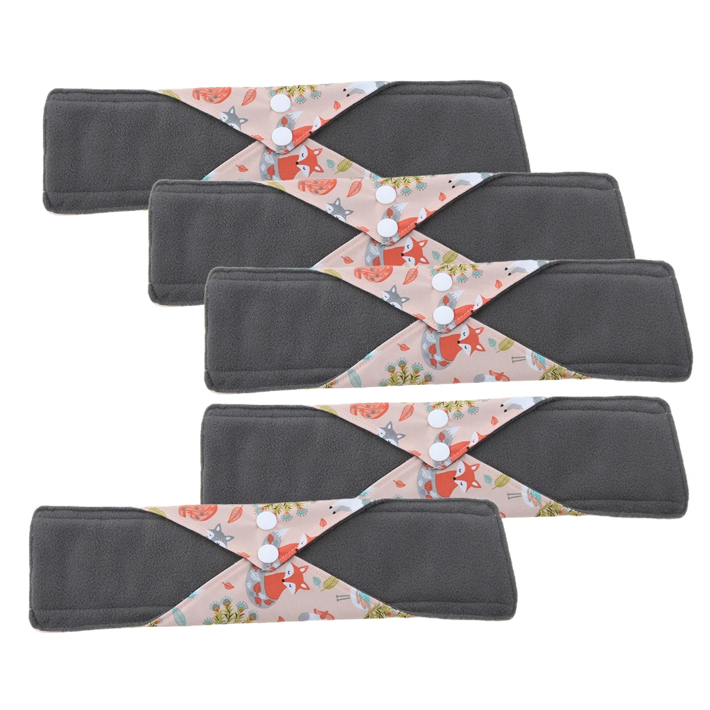 Pack of 5 Pieces Large Ladies Bamboo Cloth Menstrual Pads Reusable Mama Sanitary Napkins Panty Liner Strong Absorption
Pack of 5 Pieces Large Ladies Bamboo Cloth Menstrual Pads Reusable Mama Sanitary Napkins Panty Liner Strong Absorption