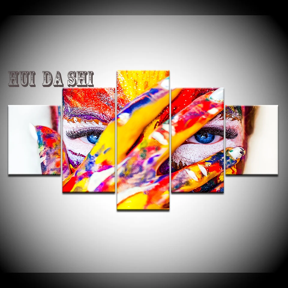Canvas Wall Art Paintings Home Decor 5 Pieces Abstract Watercolor Girl Face Flower Hair Pictures Modular HD Prints Poster Framed
Canvas Wall Art Paintings Home Decor 5 Pieces Abstract Watercolor Girl Face Flower Hair Pictures Modular HD Prints Poster Framed