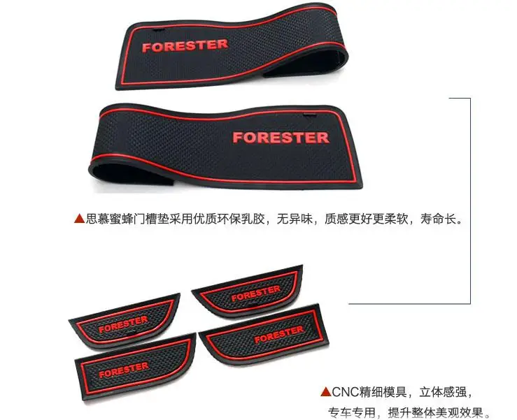 For Subaru Forester 2013 2014 2015 2016 Silica Gel Non-slip Cup Door Mats 18pcs Car Accessories Sticker Interior Protect Styling
For Subaru Forester 2013 2014 2015 2016 Silica Gel Non-slip Cup Door Mats 18pcs Car Accessories Sticker Interior Protect Styling