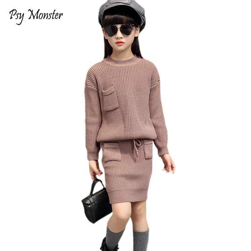 Sweater For Baby Girls Winter Warm Clothing Set Children Knitwear Sweater & Skirt 2 Pieces Dress Suit Teenage Kids Clothes W15
Sweater For Baby Girls Winter Warm Clothing Set Children Knitwear Sweater & Skirt 2 Pieces Dress Suit Teenage Kids Clothes W15