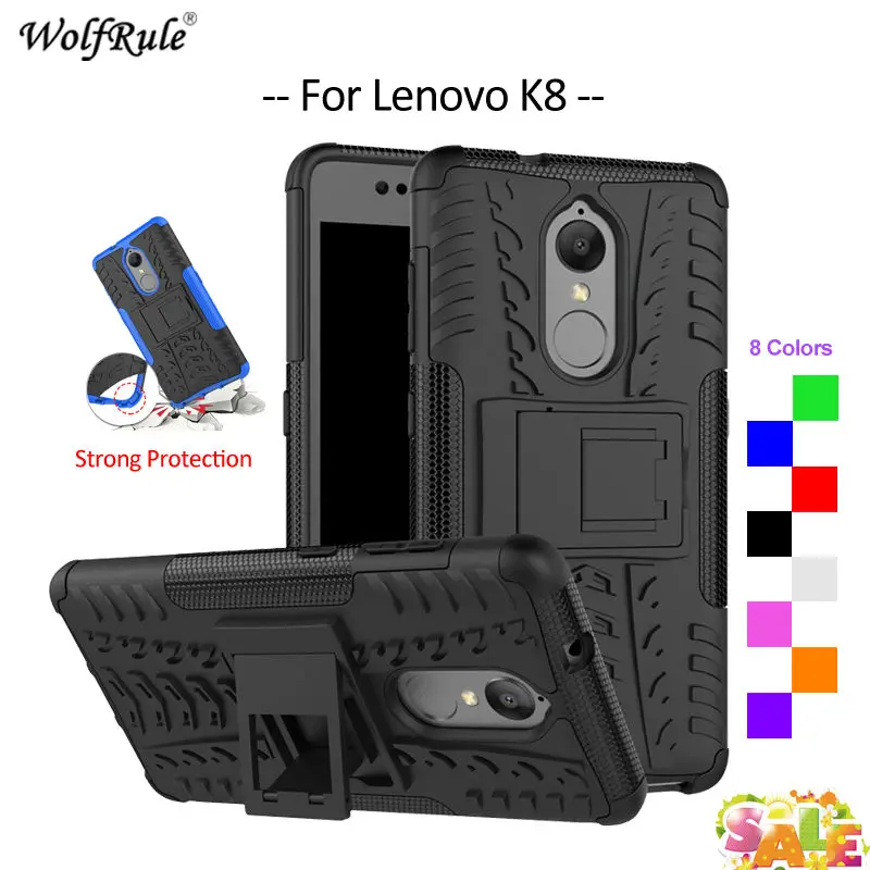 For Cover Lenovo K8 Case WolfRule TPU & PC Holder Armor Anti knock Bumper Protective Back Phone Case For Lenovo K8 Cover 5.2''
For Cover Lenovo K8 Case WolfRule TPU & PC Holder Armor Anti knock Bumper Protective Back Phone Case For Lenovo K8 Cover 5.2''