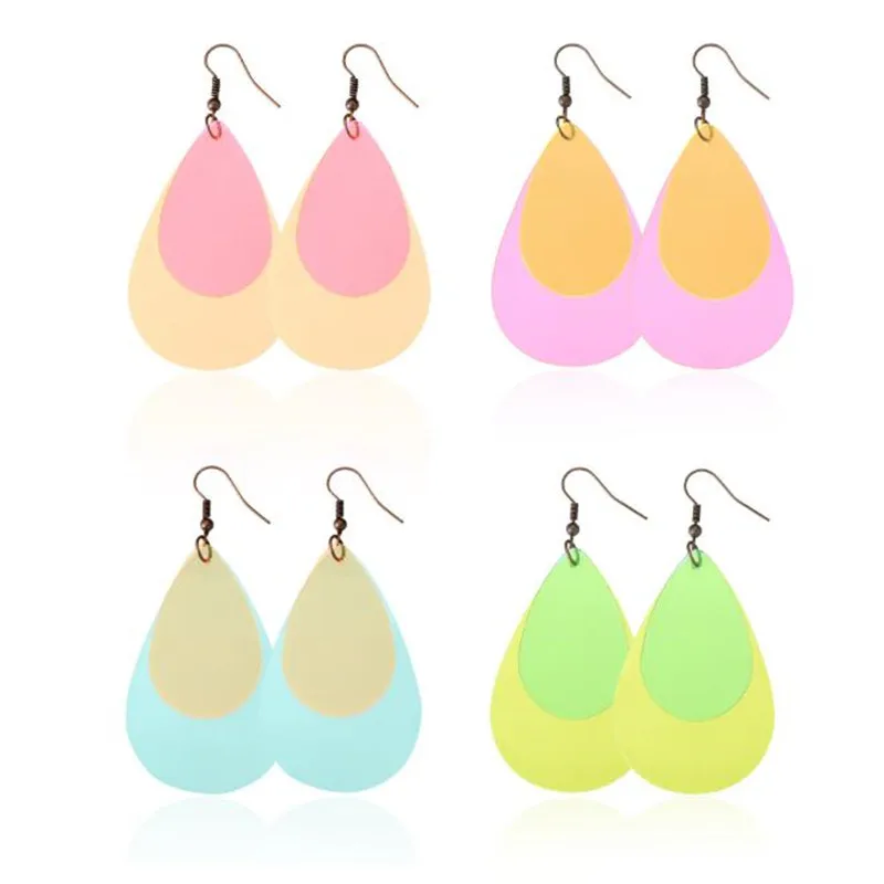 2019 Glitter Double Layers Leather Earrings For Women Teardrop Lightweight Pu Leather Earrings Fashion Jewelry Gifts Wholesale
2019 Glitter Double Layers Leather Earrings For Women Teardrop Lightweight Pu Leather Earrings Fashion Jewelry Gifts Wholesale