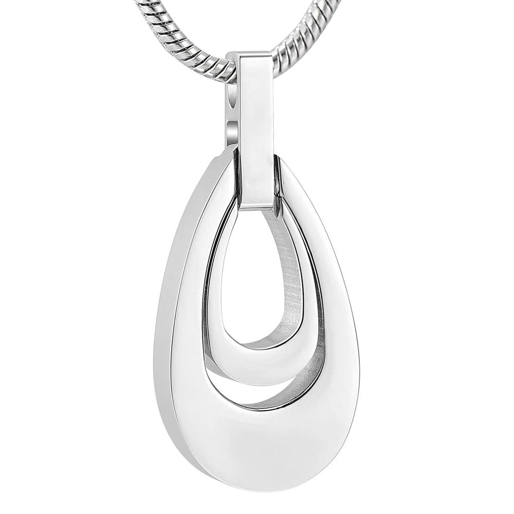 IJD10726 Double Teardrop Cremation Urn Necklace for Ash Jewelry Memorial Keepsake Waterproof Pendant Remains Locket
IJD10726 Double Teardrop Cremation Urn Necklace for Ash Jewelry Memorial Keepsake Waterproof Pendant Remains Locket