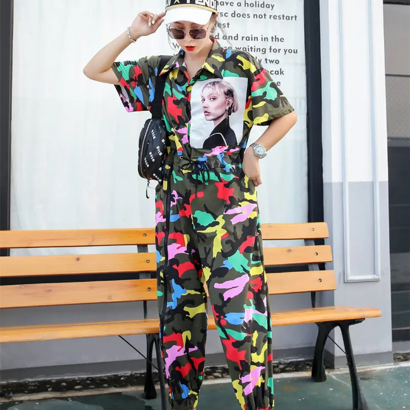 Summer women's jumpsuit 2019 new personality street fashion brand hip hop big size camouflage nine points jumpsuit summer
Summer women's jumpsuit 2019 new personality street fashion brand hip hop big size camouflage nine points jumpsuit summer
