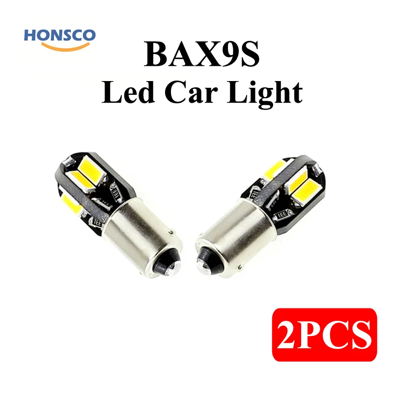 2 шт. Автомобильные светодиодные лампы BAX9S H6W W5W 8-SMD 5730 | Автомобили и мотоциклы