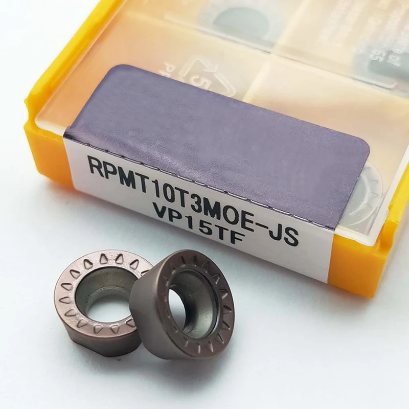 10pcs RPMT10T2 T3M0E-JS VP15TF CNC blade Carbide Turning Tool Carbide Inserts CNC Tools Lathe tools Lathe cutter
10pcs RPMT10T2 T3M0E-JS VP15TF CNC blade Carbide Turning Tool Carbide Inserts CNC Tools Lathe tools Lathe cutter