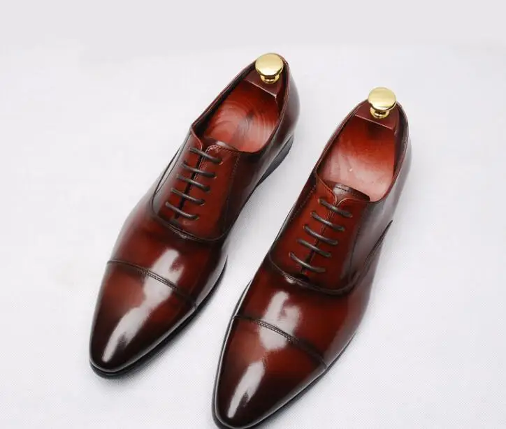 Men Fashion Pointed Toes Mixed Color Genuine Leather Lace Up Dress Shoes Men Business Office Work Shoes Summer
Men Fashion Pointed Toes Mixed Color Genuine Leather Lace Up Dress Shoes Men Business Office Work Shoes Summer