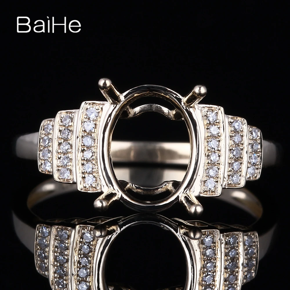 BAIHE Solid 10K Yellow Gold No Main Stone 6.5x8.5-7.5x9.5mm Oval Semi Mount Ring Fine Jewelry Anneau semi-monté טבעת חצי הר
BAIHE Solid 10K Yellow Gold No Main Stone 6.5x8.5-7.5x9.5mm Oval Semi Mount Ring Fine Jewelry Anneau semi-monté טבעת חצי הר