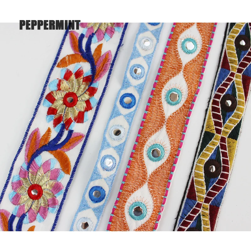 1yard Ethnic Trim Embroidered Webbing DIY Handmade Sewing Net Yarn Ribbons Clothing Decorative Lace Trim
1yard Ethnic Trim Embroidered Webbing DIY Handmade Sewing Net Yarn Ribbons Clothing Decorative Lace Trim