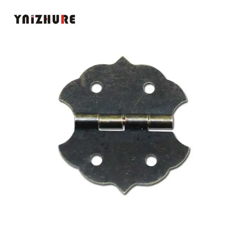 Small Flower Cabinet Door Hinge Door Butt Hinges For DIY Box 4 Holes Bronze Tone Bag Accessory 29*32mm With Screws 12Pcs
Small Flower Cabinet Door Hinge Door Butt Hinges For DIY Box 4 Holes Bronze Tone Bag Accessory 29*32mm With Screws 12Pcs