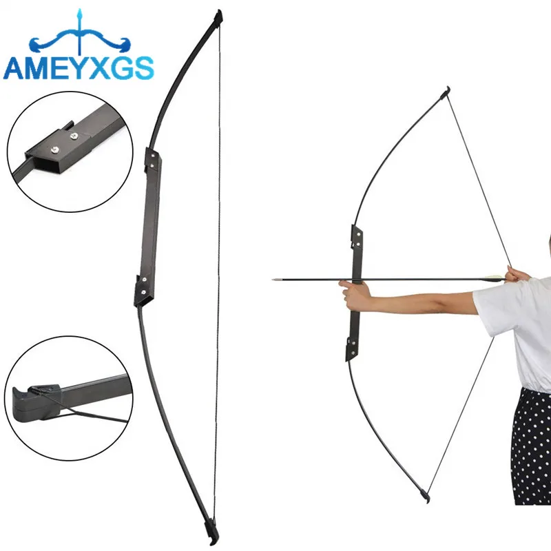 56" 35/40lbs Archery Recurve Bow Straight Adult Takedown Portable Takedown Bow Target Black Bow For Hunting Shooting Accessories
56" 35/40lbs Archery Recurve Bow Straight Adult Takedown Portable Takedown Bow Target Black Bow For Hunting Shooting Accessories