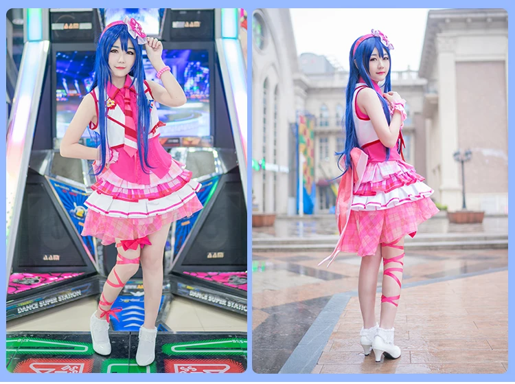 Free shipping Anime LoveLive! cosplay Cartoon Halloween party cos Sonoda Umi Sweet Princess pink costume Arcade after school
Free shipping Anime LoveLive! cosplay Cartoon Halloween party cos Sonoda Umi Sweet Princess pink costume Arcade after school