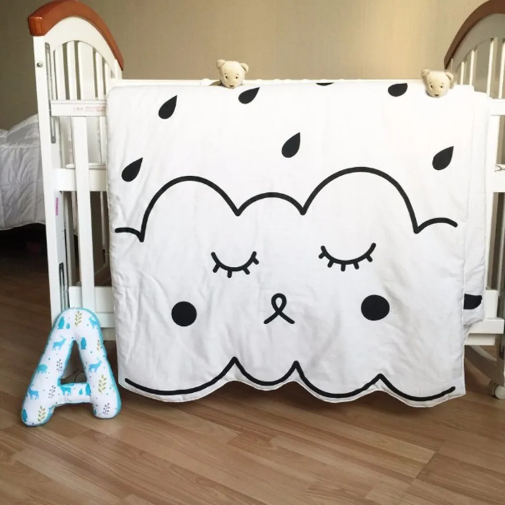 Newborn Baby Blanket Cotton White Bedding Cartoon Kid Summer quilt Sofa Floor Playing Carpet Mats 130X90cm 0-5 years
Newborn Baby Blanket Cotton White Bedding Cartoon Kid Summer quilt Sofa Floor Playing Carpet Mats 130X90cm 0-5 years