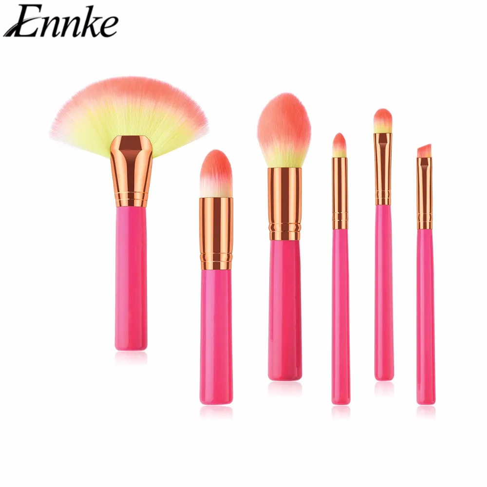 ENNKE New 6Pcs Wood Handle Makeup Brush Set Eyeshadow Blusher Powder Foundation Blending Brush Face Contour Cosmetic Kwasten Set
ENNKE New 6Pcs Wood Handle Makeup Brush Set Eyeshadow Blusher Powder Foundation Blending Brush Face Contour Cosmetic Kwasten Set
