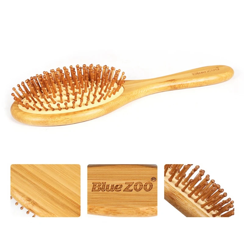 Cushion Hair Brush Bamboo Airbag Tangle Comb Detangle Anti-frizz Hairbush Massage Head Scalp Relax Promote Blood Circulation
Cushion Hair Brush Bamboo Airbag Tangle Comb Detangle Anti-frizz Hairbush Massage Head Scalp Relax Promote Blood Circulation