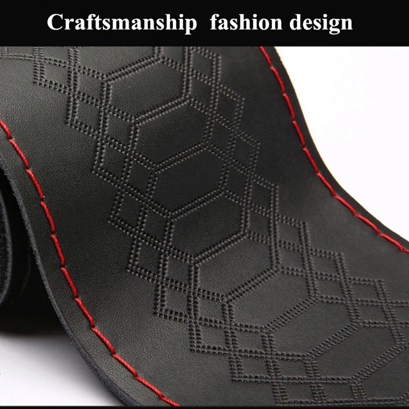 DIY Car Steering Wheel Cover Soft Genuine Leather Braid Steering-Wheel 100% Cowhide Braid With Needles Thread
DIY Car Steering Wheel Cover Soft Genuine Leather Braid Steering-Wheel 100% Cowhide Braid With Needles Thread