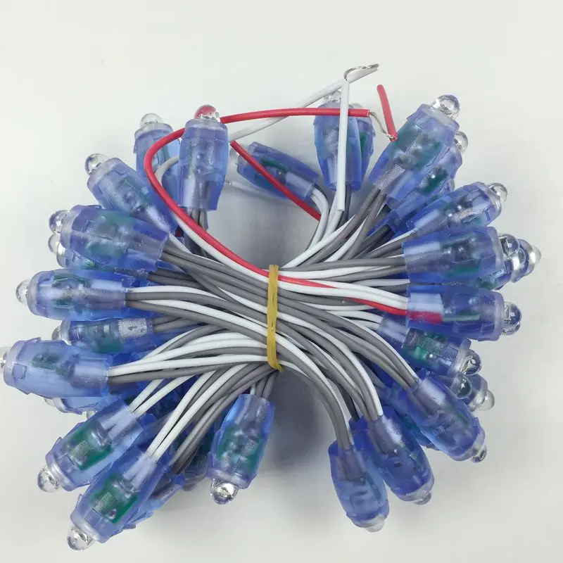 12 мм одноцветные пиксельные модули DC5V IP67 водонепроницаемые светодиодные