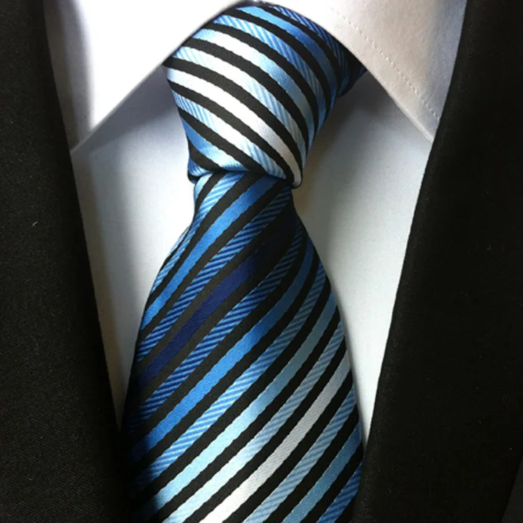 8 см Ширина полосатые галстуки повседневные Галстуки Высокое качество Горячая