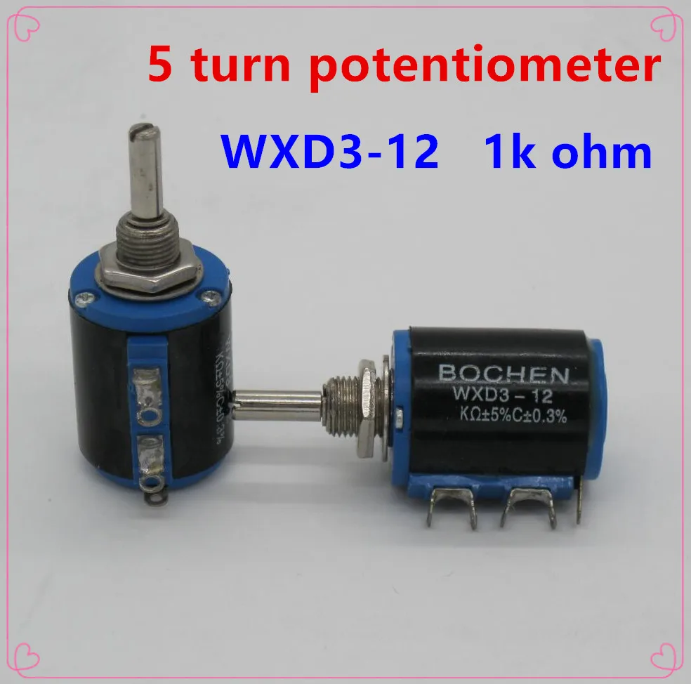 2PCS WXD3-12 2W 1K ohm WXD3-12-2W 5 ring multi-circle precision wire-wound potentiometer
2PCS WXD3-12 2W 1K ohm WXD3-12-2W 5 ring multi-circle precision wire-wound potentiometer