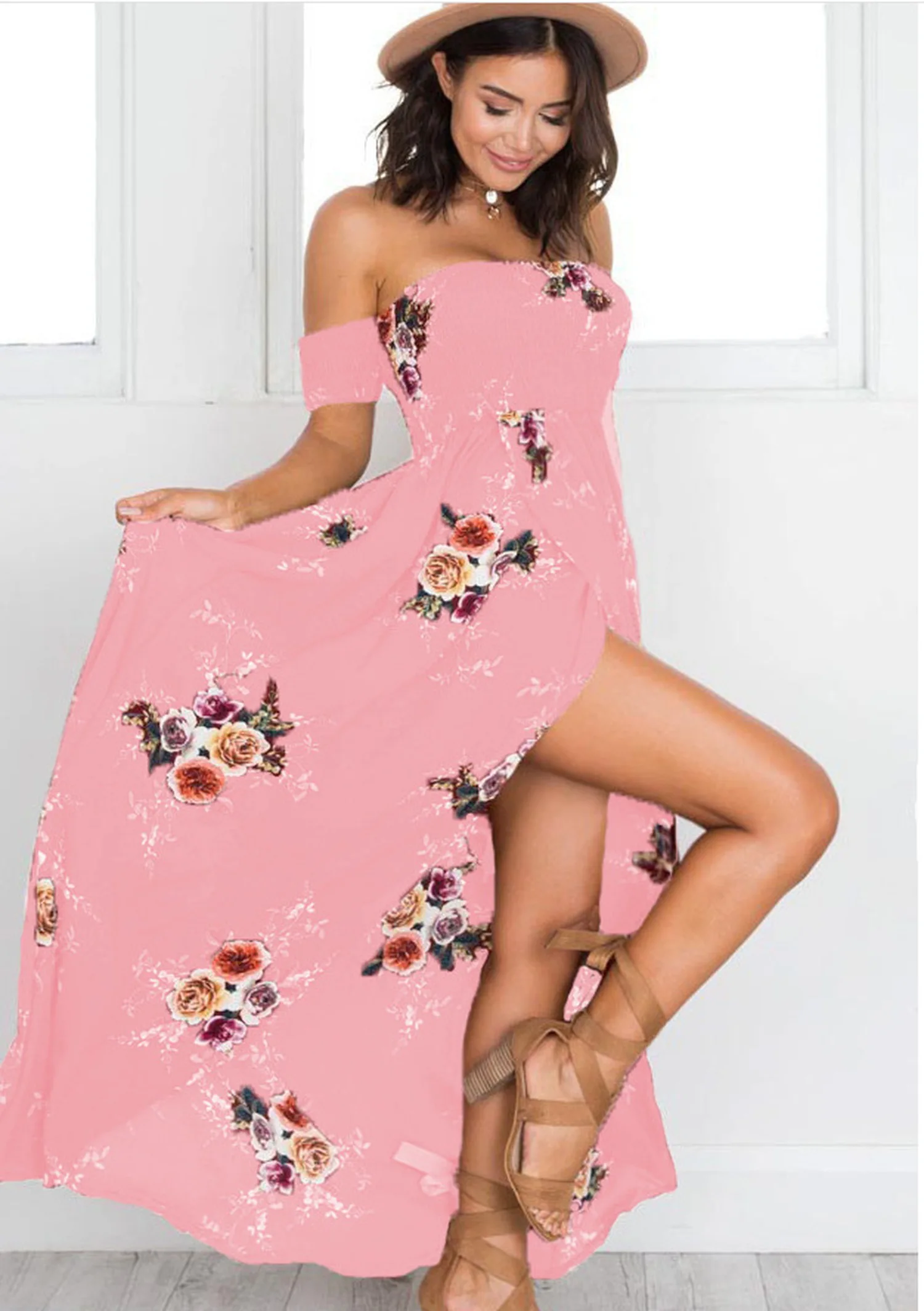 Летнее Длинное платье, женская одежда с принтом, без бретелек, Vestidos Verano, свободное повседневное пляжное платье неправильной длины, платье-фу...
Летнее Длинное платье, женская одежда с принтом, без бретелек, Vestidos Verano, свободное повседневное пляжное платье неправильной длины, платье-фу...