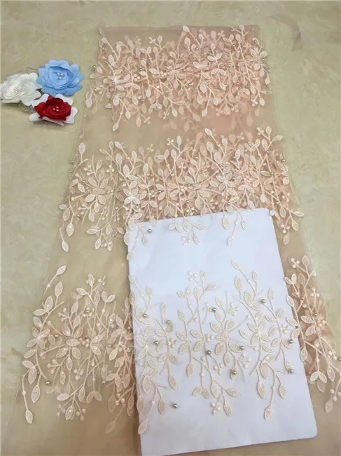 High Quality 2018 3D Flower Nigerian Lace Fabrics Tulle Beaded African Lace Fabric Guipure Embroidered French Lace x4
High Quality 2018 3D Flower Nigerian Lace Fabrics Tulle Beaded African Lace Fabric Guipure Embroidered French Lace x4