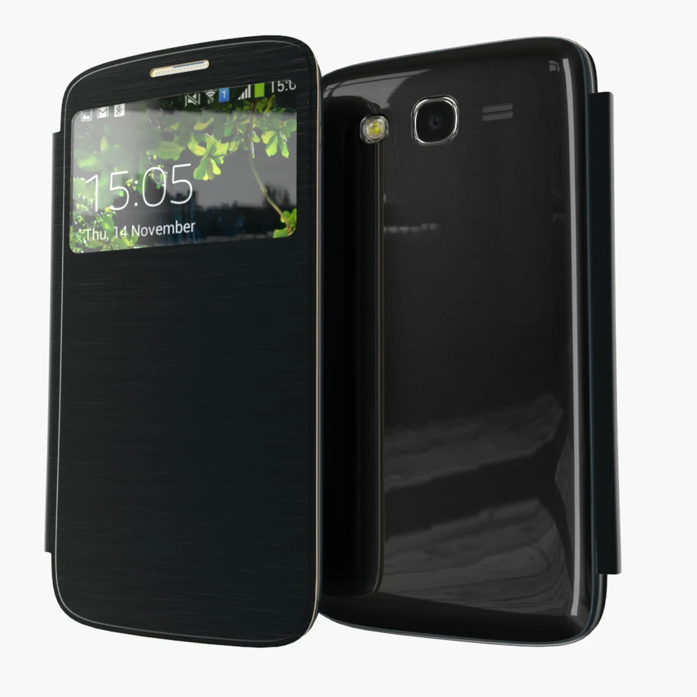 Умный флип чехол с окошком для Samsung Galaxy Grand 2 Duos G7102 G7106 G7108 G7109 аккумулятором|for samsung