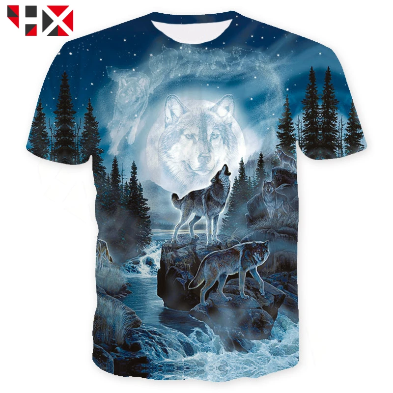 HX New Funny Animal Wolf Harajuku Prairie Wolf T Shirt Summer Tees 3D Print Animal T-shirt Men Women Streetwear Shirt Tops HX600
HX New Funny Animal Wolf Harajuku Prairie Wolf T Shirt Summer Tees 3D Print Animal T-shirt Men Women Streetwear Shirt Tops HX600