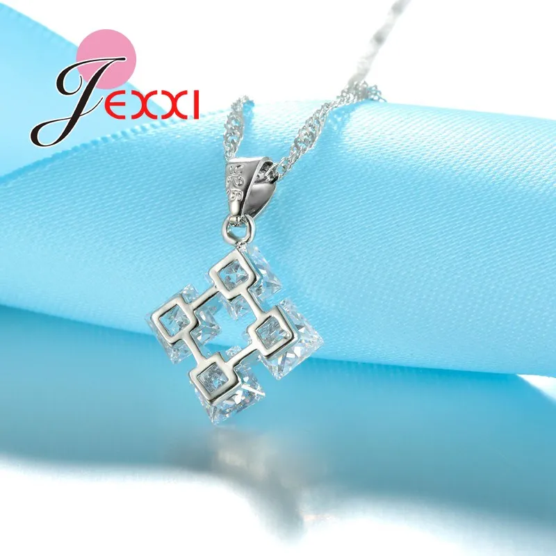 Elegant Geometric Square Zircon Crystal Jewelry Set For Women 925 Sterling Silver Bridal Wedding Jewelry Sets Accessory
Elegant Geometric Square Zircon Crystal Jewelry Set For Women 925 Sterling Silver Bridal Wedding Jewelry Sets Accessory
