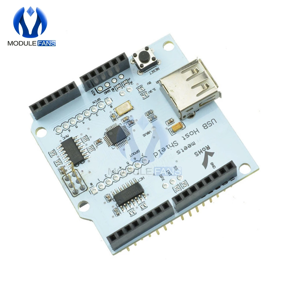 Щит хоста USB 2 0 для Arduino UNO MEGA ADK совместимый с Android плата электронного модуля сделай
