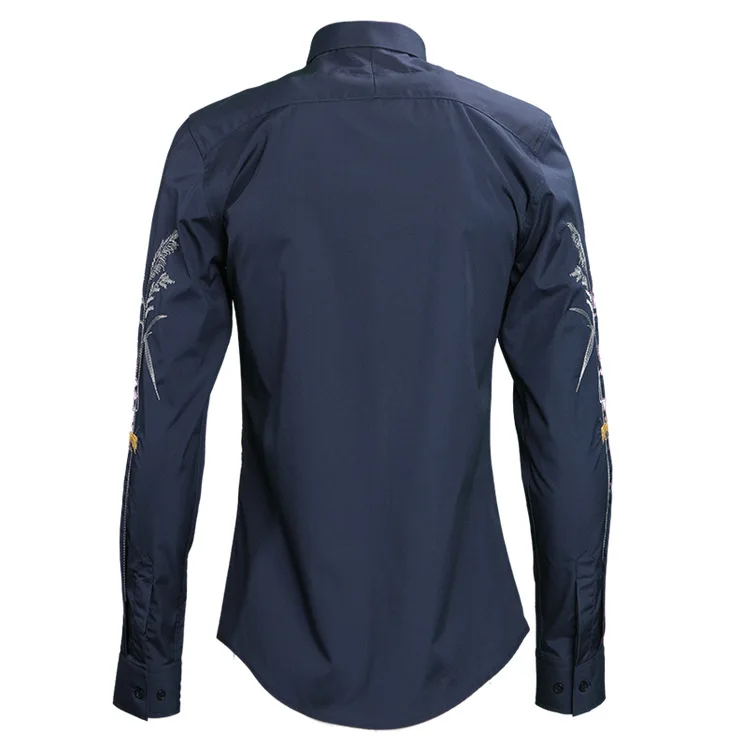New arrival Spring Summer Embroidery Flower Bird Asymmetrical Fashion Men Casual Shirts high quality long sleeve plus size M-4XL
New arrival Spring Summer Embroidery Flower Bird Asymmetrical Fashion Men Casual Shirts high quality long sleeve plus size M-4XL