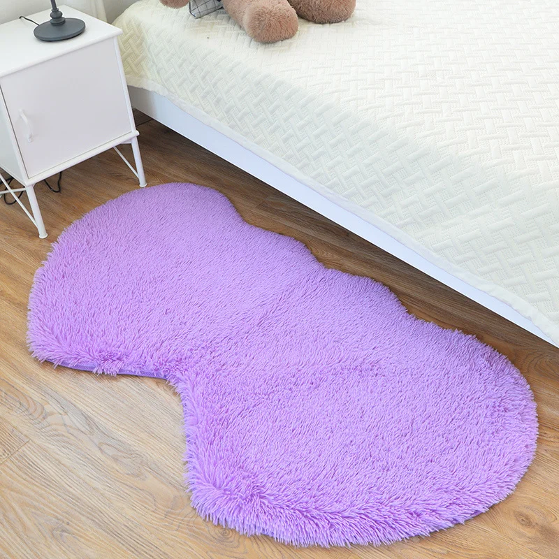 80X160CM Double Heart Fluffy Rugs For Bedroom Home Decorative Shaggy Carpet Sofa Floor Mat Plush Kids Room Soft Area Rugs
80X160CM Double Heart Fluffy Rugs For Bedroom Home Decorative Shaggy Carpet Sofa Floor Mat Plush Kids Room Soft Area Rugs