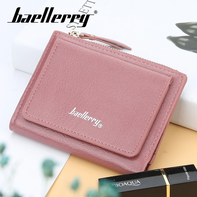 Baellerry Women Zipper n Hasp PU Short Wallet Red Black 6 Color Solid Wallet Coin Pocket Card Holder Photo Holder Female Wallet
Baellerry Women Zipper n Hasp PU Short Wallet Red Black 6 Color Solid Wallet Coin Pocket Card Holder Photo Holder Female Wallet
