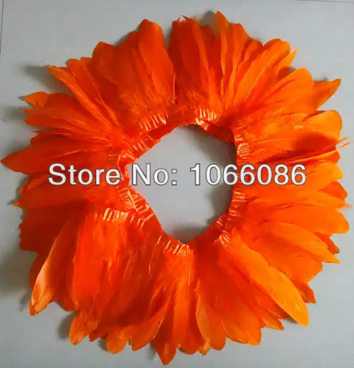 Free shipping! Orange swan goose feather trim/fringe/ribbon for cloth accessories 6M /lot 6-8inch width
Free shipping! Orange swan goose feather trim/fringe/ribbon for cloth accessories 6M /lot 6-8inch width