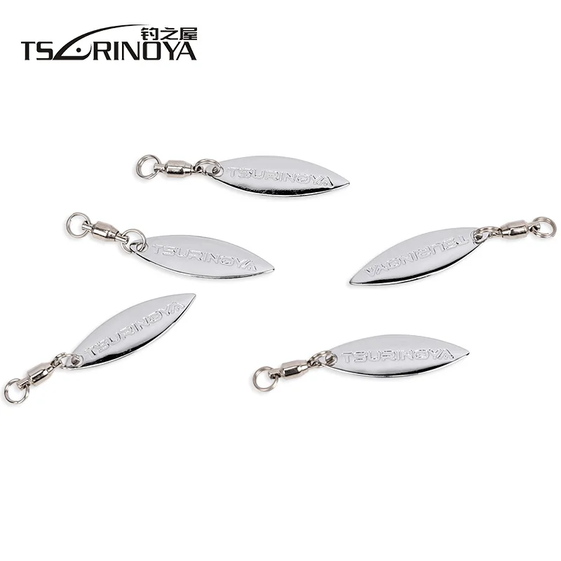TSURINOYA 10Pcs Blade Willow Noise Sequins Fishing Lure With Bearing Connecting Ring Rotation DIY Sequin Modified Accessories
TSURINOYA 10Pcs Blade Willow Noise Sequins Fishing Lure With Bearing Connecting Ring Rotation DIY Sequin Modified Accessories
