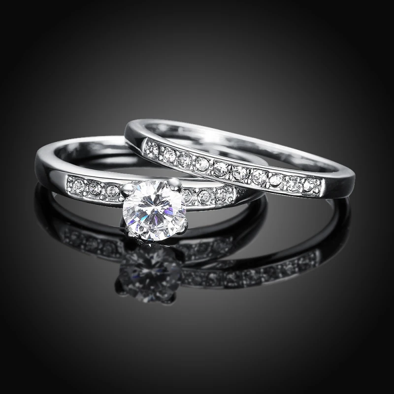Garilina fashion Jewelry trinket Silver Color Plated white cubic zirconia Party Gift Bridal Sets Ring for women R2207
Garilina fashion Jewelry trinket Silver Color Plated white cubic zirconia Party Gift Bridal Sets Ring for women R2207