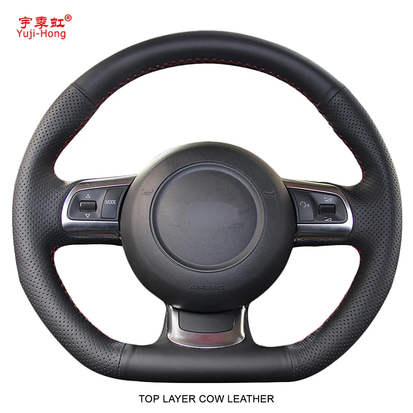 Yuji-Hong Genuine Leather Car Steering Wheel Covers Case for AUDI TT 2008-2013 R8 2014 TTS 2011-2013 Real Leather
Yuji-Hong Genuine Leather Car Steering Wheel Covers Case for AUDI TT 2008-2013 R8 2014 TTS 2011-2013 Real Leather