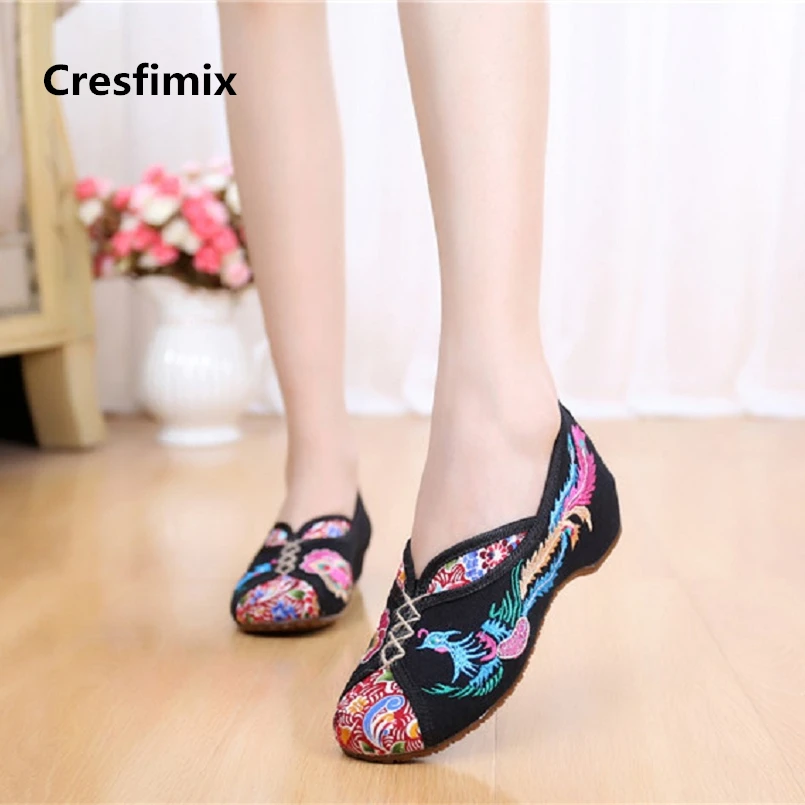 Cresfimix women cute phoenix printed beige dance shoes lady retro comfortable spring & summer slip on flat shoes cool shoes a647
Cresfimix women cute phoenix printed beige dance shoes lady retro comfortable spring & summer slip on flat shoes cool shoes a647