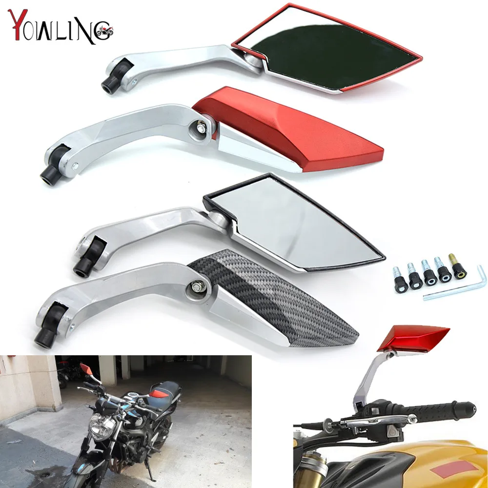Universal motorcycle Scooter Rearview Mirrors for 390 /RC390 200 /RC200 RC125 RC125/125 yamaha FJR 1300 XJR1300
Universal motorcycle Scooter Rearview Mirrors for 390 /RC390 200 /RC200 RC125 RC125/125 yamaha FJR 1300 XJR1300
